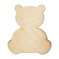 Craft Shapes Teddy Bear blank