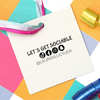 Custom Social Media Stamp Let