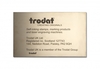 Custom wall plaque 265 x 190 mm brass