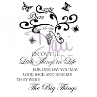 DaliArt DaliART Clear Stamp Carpe Diem & Enjoy the