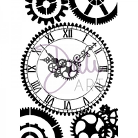 DaliArt DaliART Clear Stamp Clock Face A6