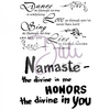 DaliArt DaliART Clear Stamp DanceLoveSing & Namaste A6