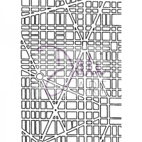 DaliArt DaliART Clear Stamp Grid Map A6
