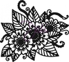 DaliArt DaliART Clear Stamp Henna Floral