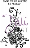 DaliArt DaliART Clear Stamp Henna Friendship Flower