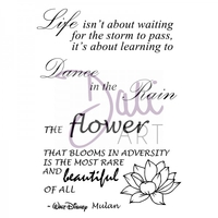 DaliArt DaliART Clear Stamp Life & Flower Sentiments A6