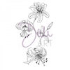 DaliArt DaliART Clear Stamp Lilly Flowers A6