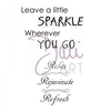 DaliArt DaliART Clear Stamp Sparkle and Relax Sentiments