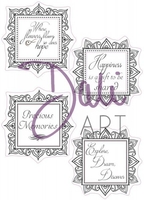 DaliArt DaliART Clear Stamp Square Frame Precious Memories