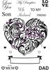 DaliArt DaliART Clear Stamp To My Heart Swirl