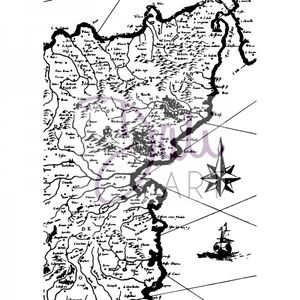DaliArt DaliART Clear Stamp Treasure Map A6