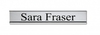 Door Nameplate engraved 200 x 50 mm silverblack