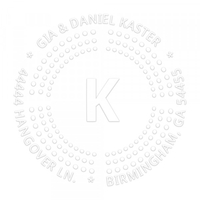 Dotted Borders Round Monogram Seal,  Customise and order stamps online