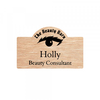 Engraved Name Badge Half Circle