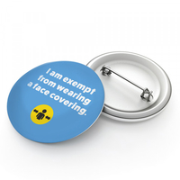 Face Mask Exemption Badge Exempt From Face Covering
