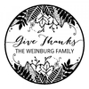 Fall Festival Round Monogram Stamp,  Customise and order stamps online