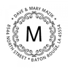 Fancy Inside Border Round Monogram Stamp,  Customise and order stamps online