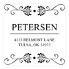 Formal Vineyard Square Monogram Stamp,  Customise and order stamps online