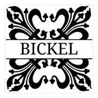 Four Corner Fleur-de-Lis Square Monogram Stamp,  Customise and order stamps online