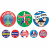 French Themed Stickers Bumper Pack 10 Sheets 1240 Stickers,  Customise and order stamps online