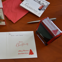 Greeting Card Signature Stamp,  Customise and order stamps online