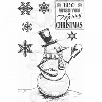 Kath Halstead Designs Mr Frosty Clear Stamp A6