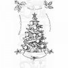 Kath Halstead Designs Oh Christmas Tree Clear Stamp A6
