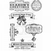 Kath Halstead Designs Warm Christmas Words Clear Stamp A6