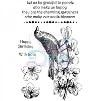 Kath Halstead Desings Blossom Clear Stamp size A6