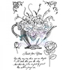 Kath Halstead Desings Spring Florals Clear Stamp size A6