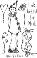 Lindsay Mason Designs A6 Behind The Mask Clear Stamp