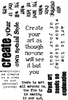 Lindsay Mason Designs A6 Create Clear Stamp