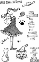 Lindsay Mason Designs A6 My Purrfect Pal Clear Stamp