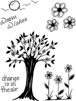 Lindsay Mason Designs Change is in the Air Clear Stamp