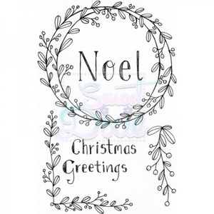 Lindsay Mason Designs Christmas Berries Clear Stamp A6