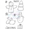 Lindsay Mason Designs Christmas Characters Clear Stamp A6