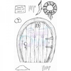 Lindsay Mason Designs Christmas Elf Door Clear Stamp A6