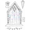Lindsay Mason Designs Christmas Fairy Door Clear Stamp A6