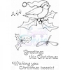 Lindsay Mason Designs Christmas Tweets Clear Stamp A6