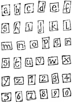 Lindsay Mason Designs Clear Stamp Alphadigits