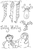 Lindsay Mason Designs Clear Stamp Jolly Holly