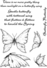 Lindsay Mason Designs Clear Stamp Tattered Butterflies