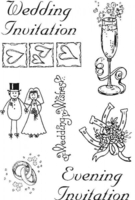 Lindsay Mason Designs Clear Stamp Wedding Set 1 (Size A6)