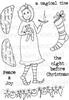 Lindsay Mason Designs Doo Lally Pip Night Before Christmas Clear Stamp