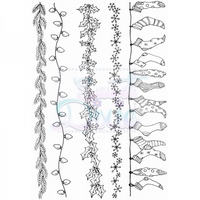 Lindsay Mason Designs Festive Borders Clear Stamp A6