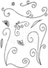 Lindsay Mason Designs Flower and Flourishes Clear Stamp