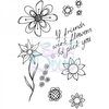 Lindsay Mason Designs Flower Frenzy Clear Stamp size A6