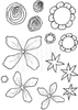 Lindsay Mason Designs Flower Parts Clear Stamp