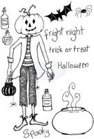 Lindsay Mason Designs Fright Night Clear Stamp