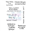 Lindsay Mason Designs Good friends are Clear Stamp size A6